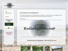 Tablet Screenshot of kullabygden.net